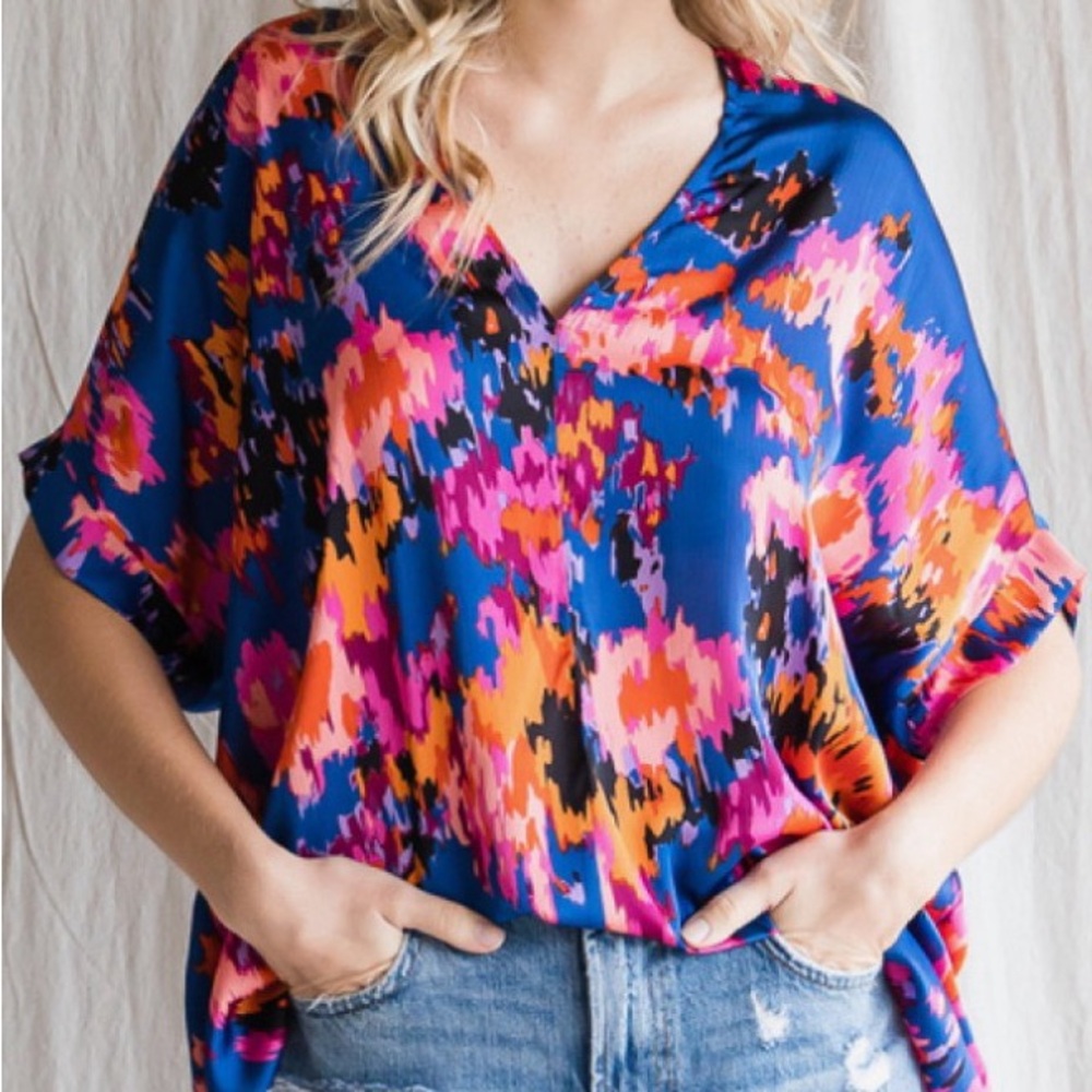 Jodifl Brand new Vibrant Multicolor Women's Top